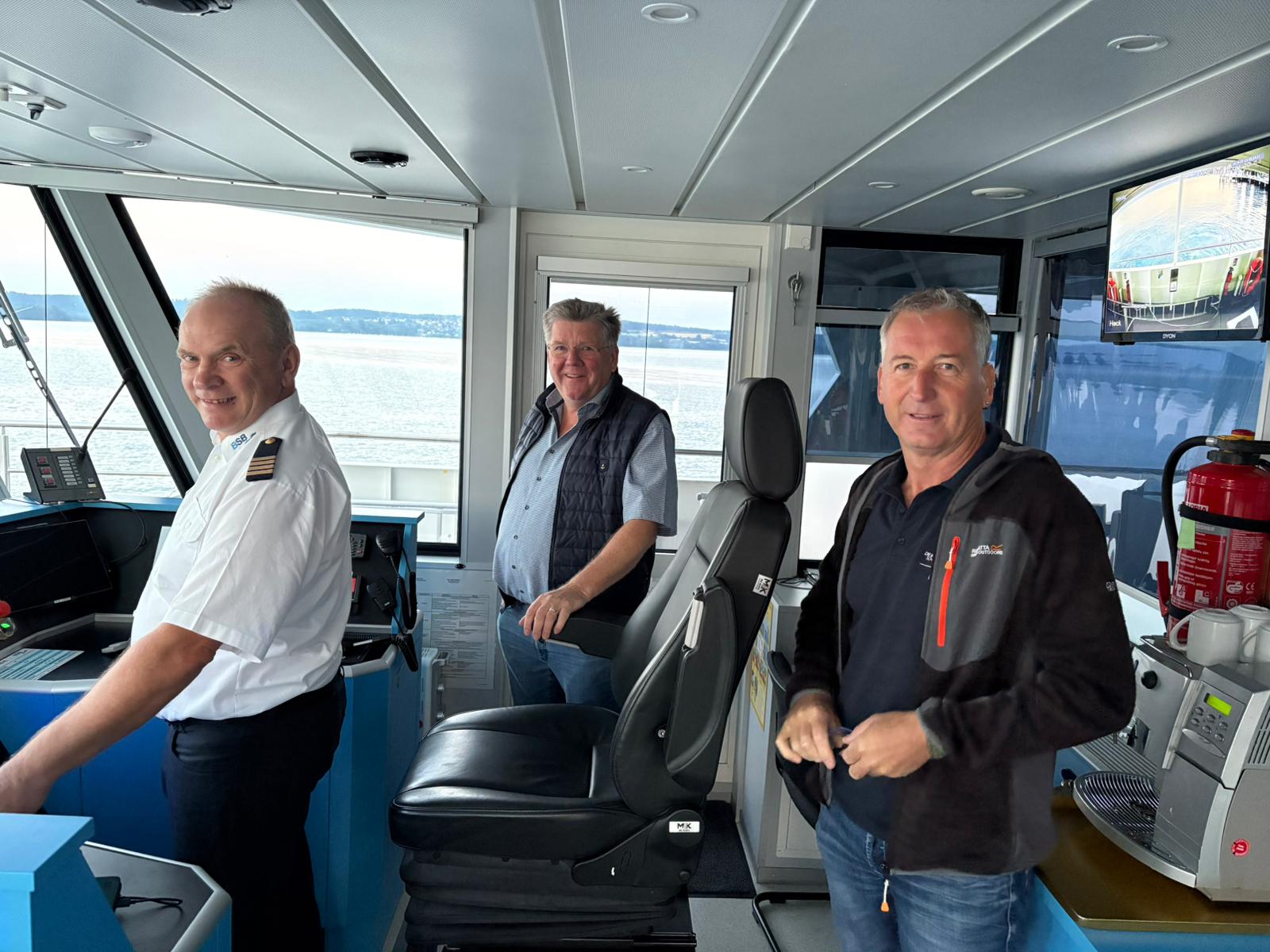 Reichweitentest MS Insel Mainau